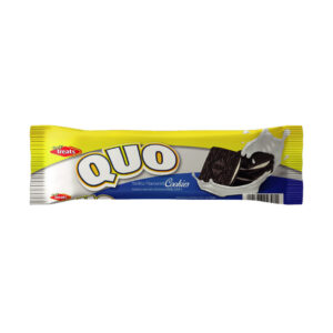 Tasty Treats Quo Vanilla-Flavoured Sandwich Cookies 80 g (Pack of 24)